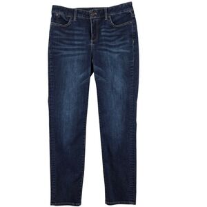 Talbots Womens Jeans Blue Size 8 Signature Ankle Stretch Denim Skinny